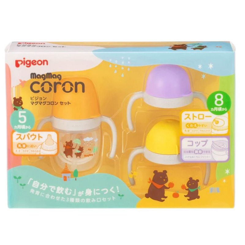【5入】Pigeon MagMag Coron  BB分段學習水杯